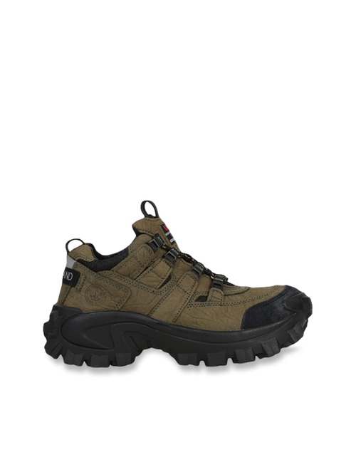 Woodland Men’s Olive Casual Shoes 4307112 Olive